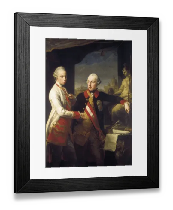 Framed Print : BATONI, Pompeo Girolamo (1708-1787). Kaiser Joseph Framed Print : BATONI, Pompeo Girolamo (1708-1787). Kaiser Joseph
