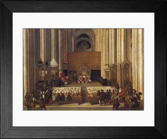 Framed Print : Council of Trent, 4th December 1563. ca. 1563 Framed Print : Council of Trent, 4th December 1563. ca. 1563