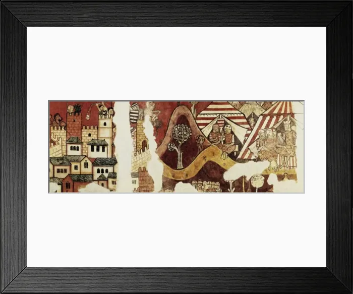 Framed Print : The Conquest of Majorca. 1285 - 1290. James I s Framed Print : The Conquest of Majorca. 1285 - 1290. James I s