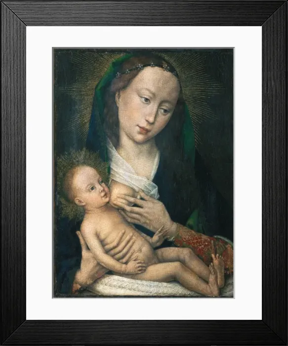 Framed Print : WEYDEN, Rogier van der (1400-1464). Madonna Framed Print : WEYDEN, Rogier van der (1400-1464). Madonna