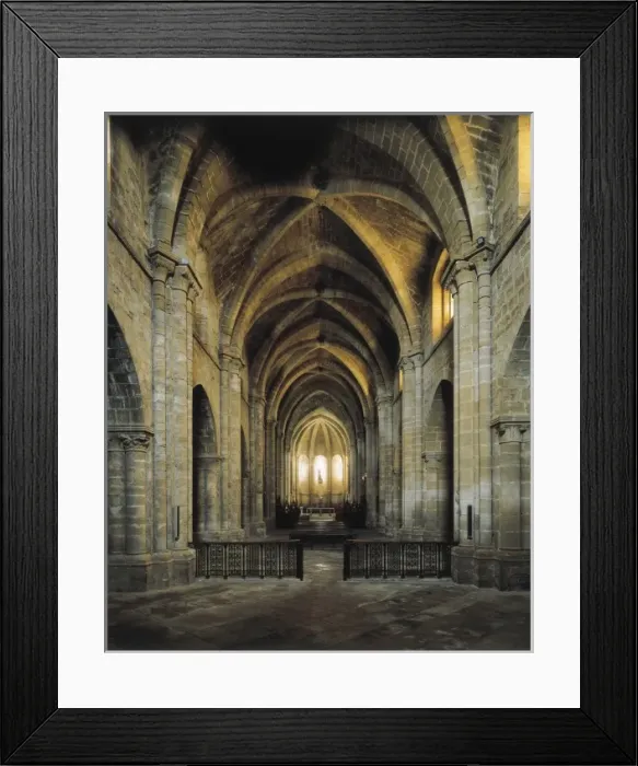 Framed Print : SPAIN. Carcastillo. Monastery of La Oliva. Church Framed Print : SPAIN. Carcastillo. Monastery of La Oliva. Church