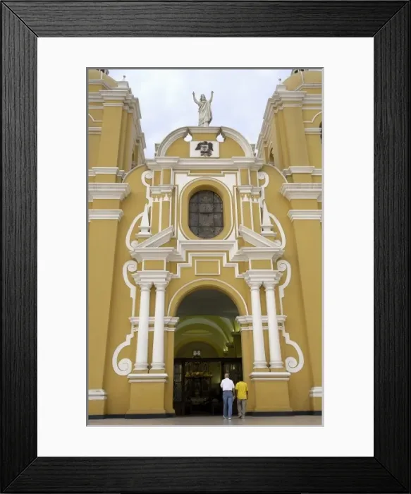 Framed Print : PERU. Trujillo. Arms Square. Fa硤e of the cathedral Framed Print : PERU. Trujillo. Arms Square. Fa硤e of the cathedral