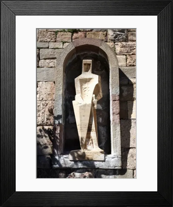 Framed Print : SPAIN. Monistrol de Montserrat. Monastery of Framed Print : SPAIN. Monistrol de Montserrat. Monastery of
