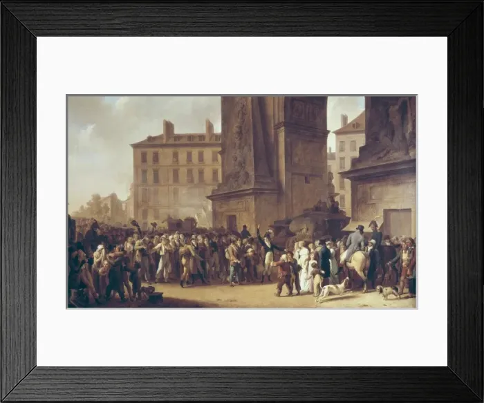 Framed Print : BOILLY, Louis Leopold (1761-1845). The Conscripts Framed Print : BOILLY, Louis Leopold (1761-1845). The Conscripts