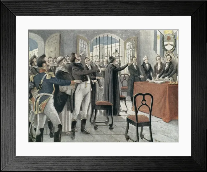 Framed Print : ARGENTINA. San Miguel de TucumᮮCongress of Framed Print : ARGENTINA. San Miguel de TucumᮮCongress of