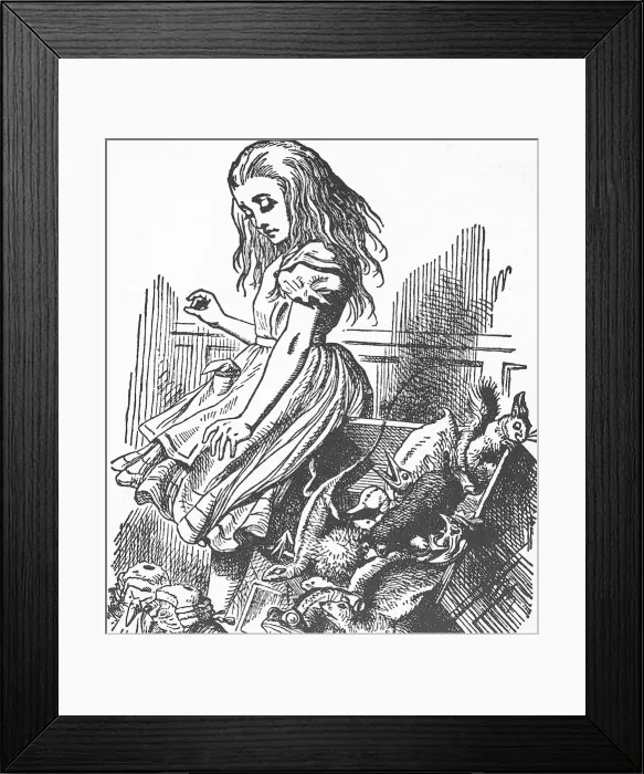 Framed Print : CARROLL, Lewis (1832-1898). English writer, mathematician Framed Print : CARROLL, Lewis (1832-1898). English writer, mathematician