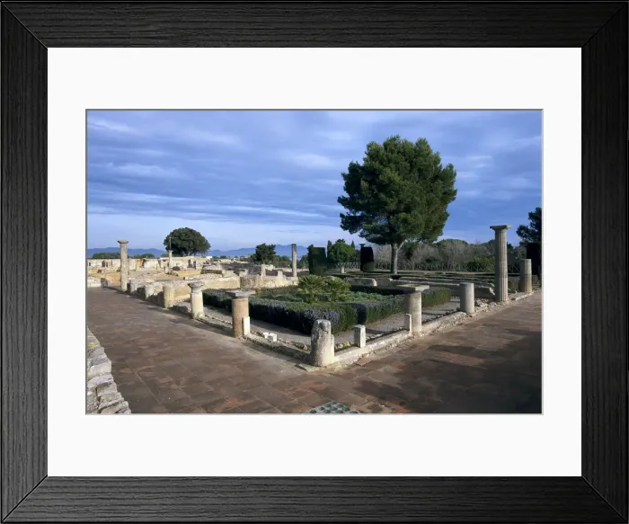 Framed Print : SPAIN. L Escala. Emp Framed Print : SPAIN. L Escala. Emp