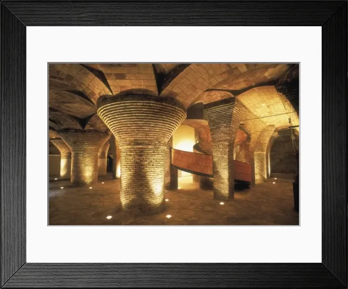 Framed Print : GAUDI i CORNET, Antoni (1852-1926). Guell Palace Framed Print : GAUDI i CORNET, Antoni (1852-1926). Guell Palace