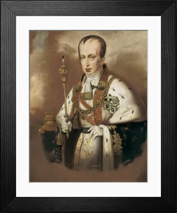 Framed Print : FERDINAND I of Austria (1793-1875). Emperor of Framed Print : FERDINAND I of Austria (1793-1875). Emperor of