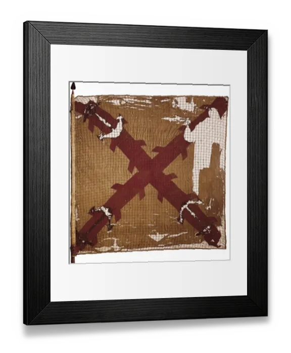 Framed Print : Flag of Spanish Navy Marines (18th c. ). SPAIN Framed Print : Flag of Spanish Navy Marines (18th c. ). SPAIN