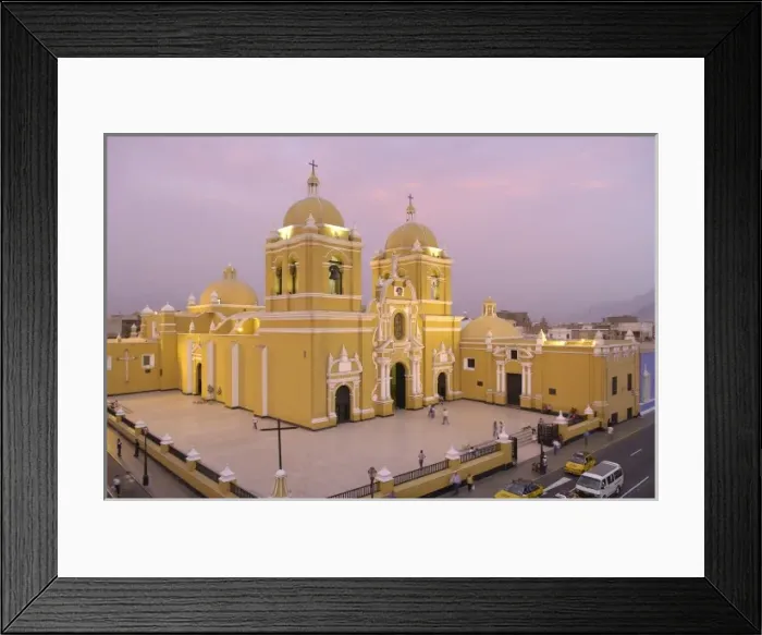 Framed Print : PERU. Trujillo. Cathedral in Arms Square Framed Print : PERU. Trujillo. Cathedral in Arms Square