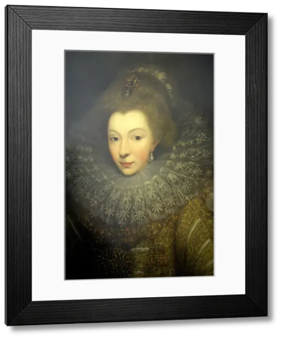 Framed Print : FRANCE. Pau. Castle. Portrait of Catherine of Framed Print : FRANCE. Pau. Castle. Portrait of Catherine of