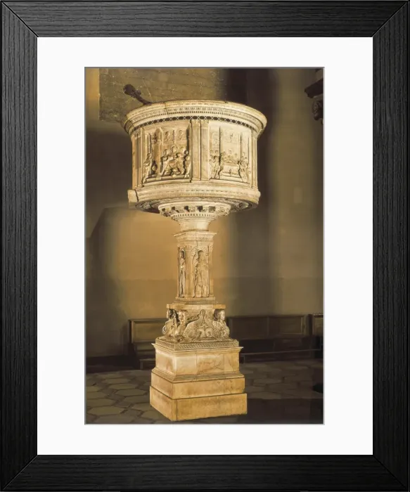 Framed Print : FIESOLE, Mino da (1429-1484); ROSSELLINO, Antonio Framed Print : FIESOLE, Mino da (1429-1484); ROSSELLINO, Antonio