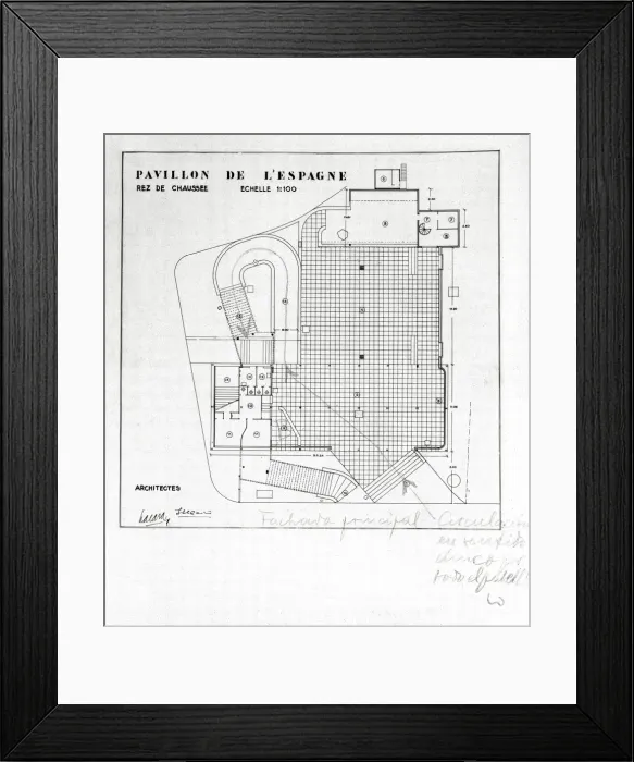 Framed Print : Paris International Exhibition (1937). Floor Framed Print : Paris International Exhibition (1937). Floor