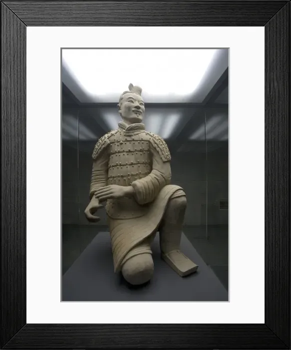 Framed Print : Terracotta Army. 221-206 BC. CHINA. Xian. Mausoleum Framed Print : Terracotta Army. 221-206 BC. CHINA. Xian. Mausoleum