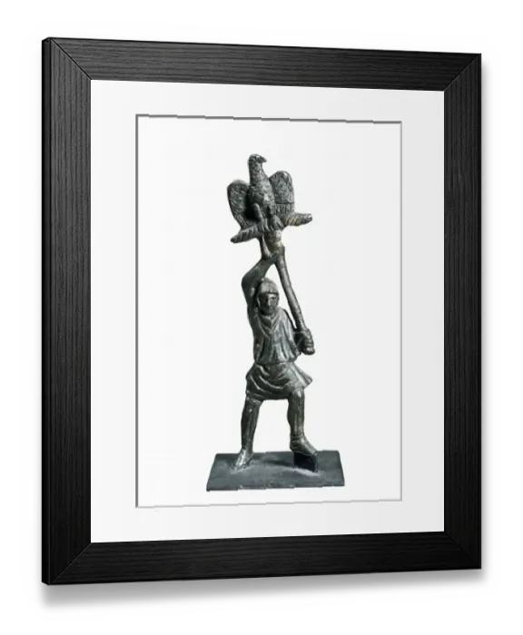 Framed Print : Standard bearer (aquilifer) of the Roman legions Framed Print : Standard bearer (aquilifer) of the Roman legions