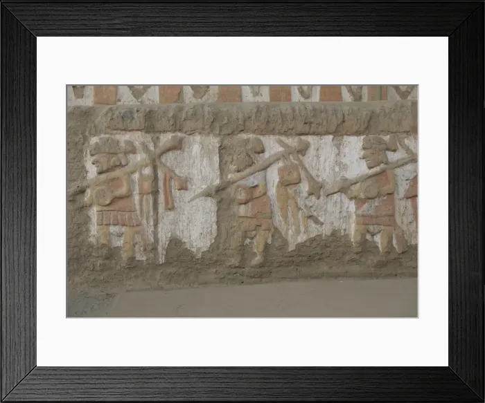 Framed Print : PERU. Trujillo. Huaca de la Luna. Huaca de la Framed Print : PERU. Trujillo. Huaca de la Luna. Huaca de la