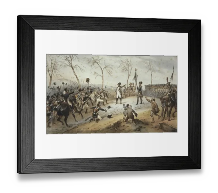 Framed Print : France (1815). Napoleon returning from the Elba Framed Print : France (1815). Napoleon returning from the Elba