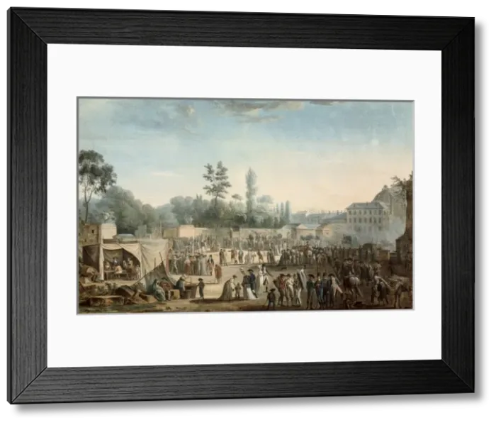 Framed Print : NAUDET, Thomas Charles (1778-1810). View of Framed Print : NAUDET, Thomas Charles (1778-1810). View of