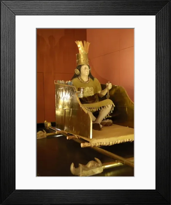 Framed Print : Sican or Lambayeque Culture (700-1300). Representation Framed Print : Sican or Lambayeque Culture (700-1300). Representation