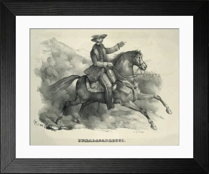 Framed Print : ZUMALACARREGUI, Tom᳠(1788-1835). Carlist general Framed Print : ZUMALACARREGUI, Tom᳠(1788-1835). Carlist general
