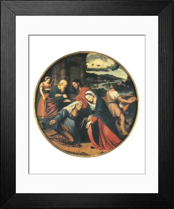 Framed Print : MAljP, Vicente (1480-1550). The Visitation. 1st Framed Print : MAljP, Vicente (1480-1550). The Visitation. 1st
