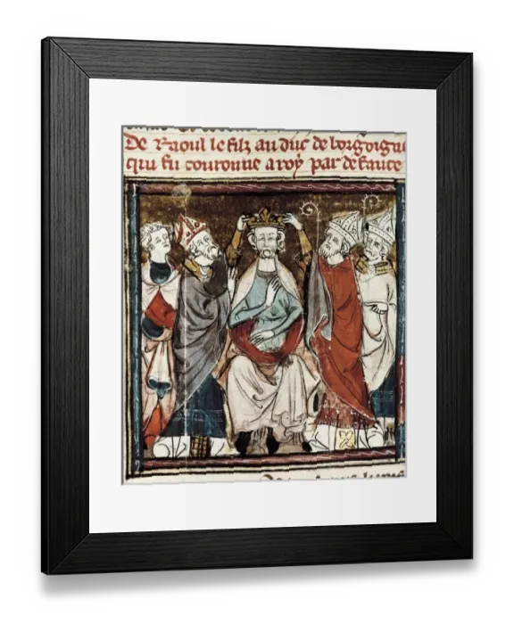 Framed Print : Rudolf ( -936). King of France (923-936) Framed Print : Rudolf ( -936). King of France (923-936)
