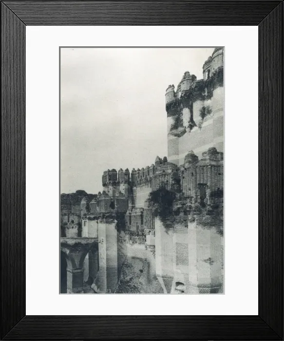 Framed Print : SPAIN. Coca. Spain (1918). Coca castle. Picture Framed Print : SPAIN. Coca. Spain (1918). Coca castle. Picture