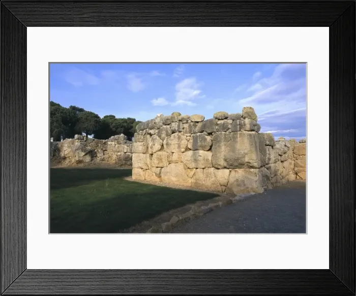 Framed Print : SPAIN. L Escala. Emp Framed Print : SPAIN. L Escala. Emp