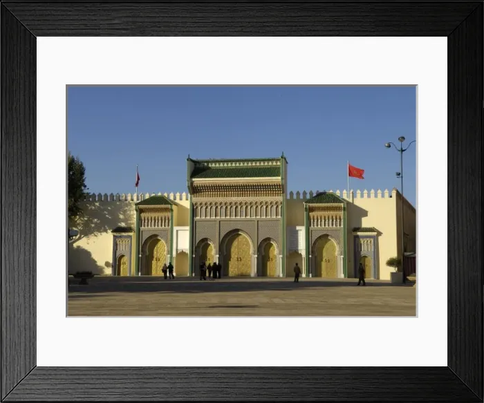 Framed Print : MOROCCO. Fes. Royal Palace. Royal Palace Framed Print : MOROCCO. Fes. Royal Palace. Royal Palace