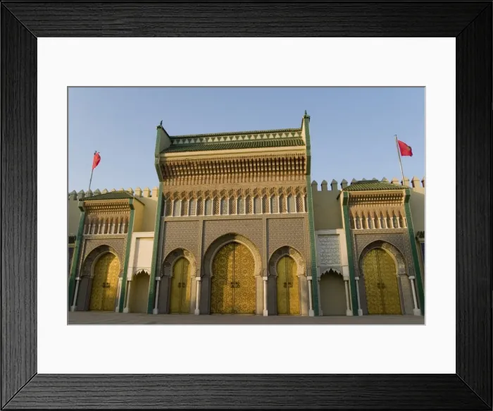 Framed Print : MOROCCO. Fes. Imperial Gate. Architecture Framed Print : MOROCCO. Fes. Imperial Gate. Architecture