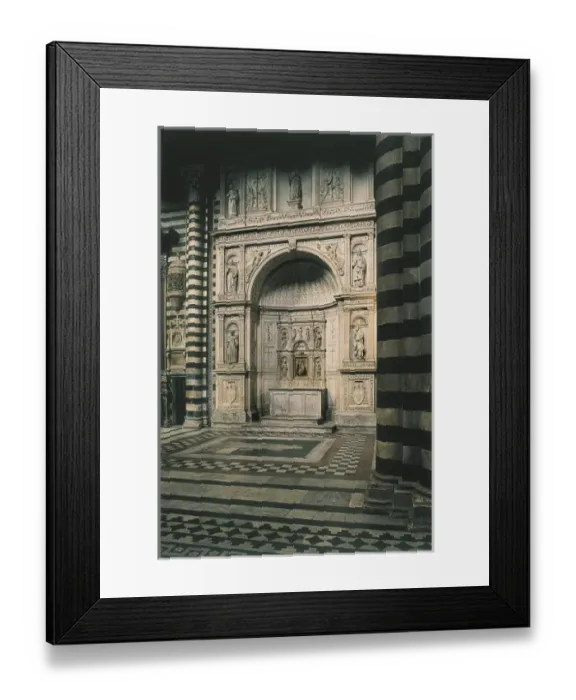 Framed Print : BREGNO, Andrea (1418-1503). Piccolomini Altar Framed Print : BREGNO, Andrea (1418-1503). Piccolomini Altar