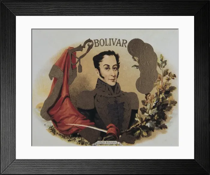 Framed Print : BOLIVAR, Sim1783-1830). Venezuelan military Framed Print : BOLIVAR, Sim1783-1830). Venezuelan military