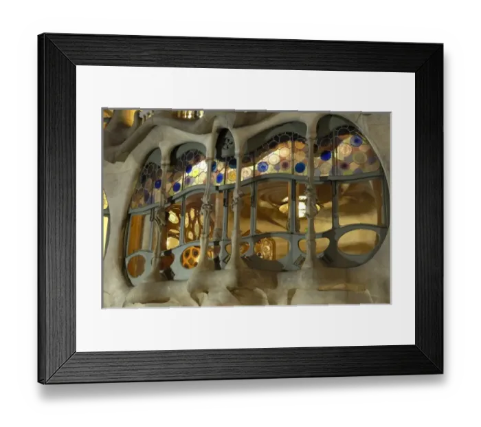 Framed Print : GAUDI i CORNET, Antoni (1852-1926). Batlluse Framed Print : GAUDI i CORNET, Antoni (1852-1926). Batlluse