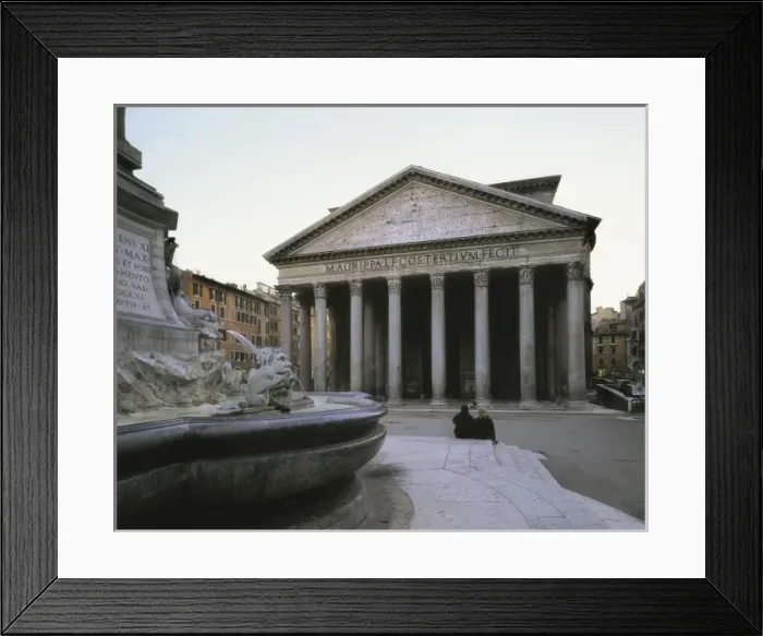 Framed Print : ITALY. LAZIO. ROME. Rome. Agrippas Pantheon Framed Print : ITALY. LAZIO. ROME. Rome. Agrippas Pantheon
