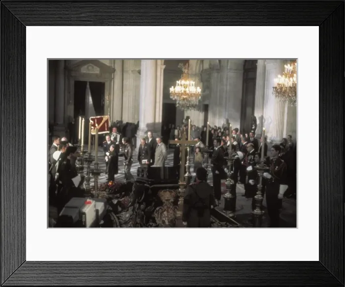 Framed Print : SPAIN. Madrid. Royal Palace of El Pardo. Funeral Framed Print : SPAIN. Madrid. Royal Palace of El Pardo. Funeral