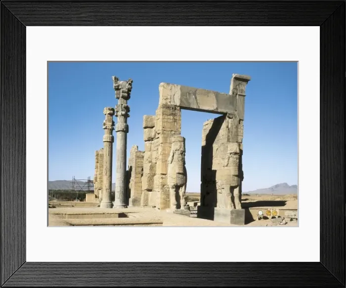 Framed Print : The Gate of All Nations. 486 -464 BC. IRAN. FARS