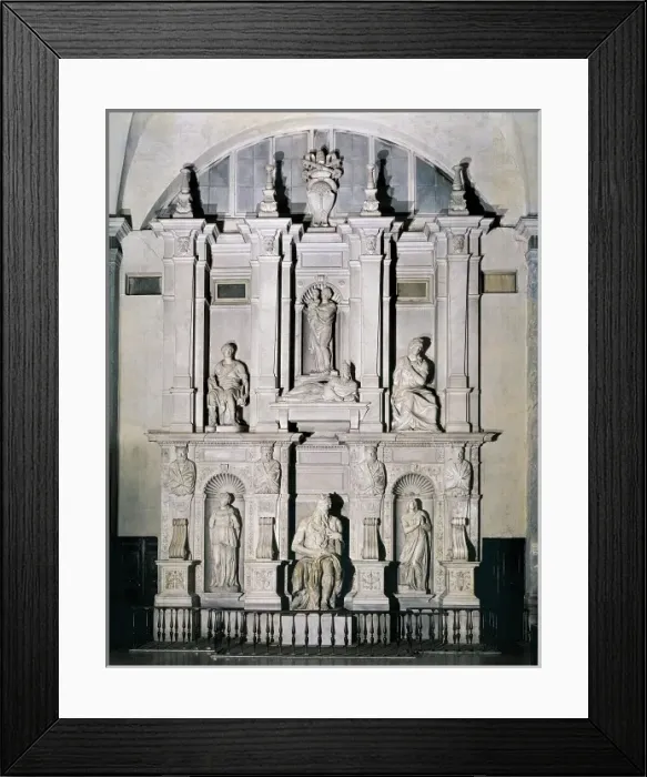 Framed Print : Michelangelo (1475-1564). Tomb of Julius II Framed Print : Michelangelo (1475-1564). Tomb of Julius II