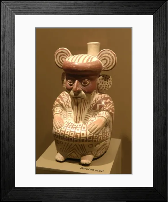 Framed Print : Ceramics depicting the stages of life (3rd c Framed Print : Ceramics depicting the stages of life (3rd c