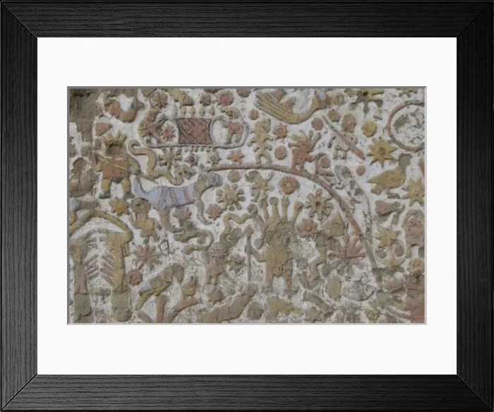 Framed Print : PERU. Trujillo. Huaca de la Luna. Huaca de la Framed Print : PERU. Trujillo. Huaca de la Luna. Huaca de la