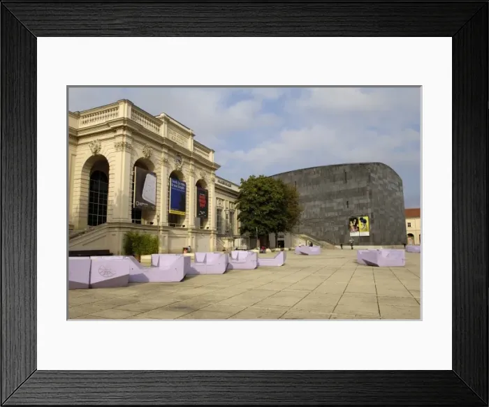 Framed Print : AUSTRIA. Vienna. MuseumsQuartier (Museum Quarter) Framed Print : AUSTRIA. Vienna. MuseumsQuartier (Museum Quarter)