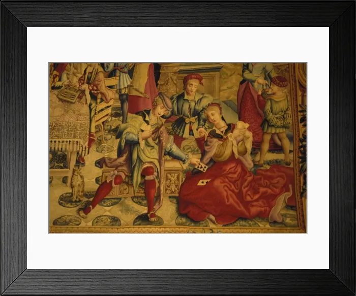 Framed Print : FRANCE. Pau. Castle. Detail of one of tapestries Framed Print : FRANCE. Pau. Castle. Detail of one of tapestries