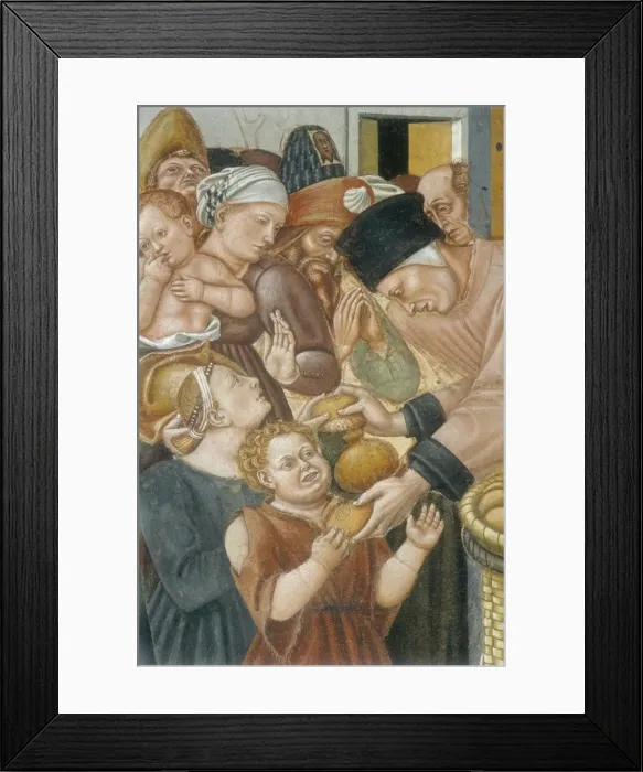 Framed Print : DOMENICO DI BARTOLO (1400-1447). Distribution Framed Print : DOMENICO DI BARTOLO (1400-1447). Distribution