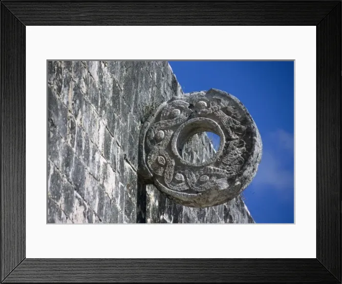 Framed Print : MEXICO. YUCATN. Chich鮠ItzᮠBallgame. Maya Framed Print : MEXICO. YUCATN. Chich鮠ItzᮠBallgame. Maya