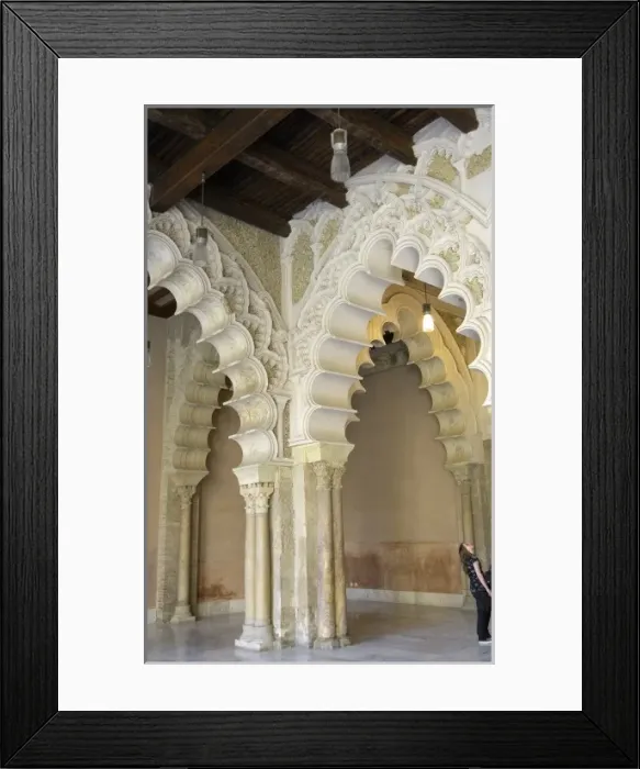Framed Print : Aljaferia Palace. 11th c. SPAIN. Zaragoza. La Framed Print : Aljaferia Palace. 11th c. SPAIN. Zaragoza. La