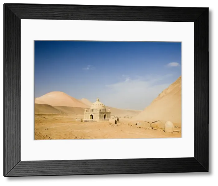 Framed Print : CHINA. Turpan. The Silk Road. Bezeklik Thousand Framed Print : CHINA. Turpan. The Silk Road. Bezeklik Thousand