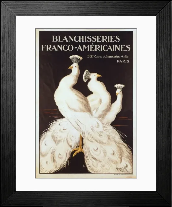 Framed Print : Poster of the French-American Laundries, by Leonetto Framed Print : Poster of the French-American Laundries, by Leonetto