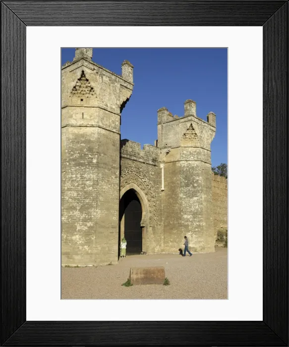 Framed Print : MOROCCO. Rabat. Entrance to the Chellah Necropolis Framed Print : MOROCCO. Rabat. Entrance to the Chellah Necropolis