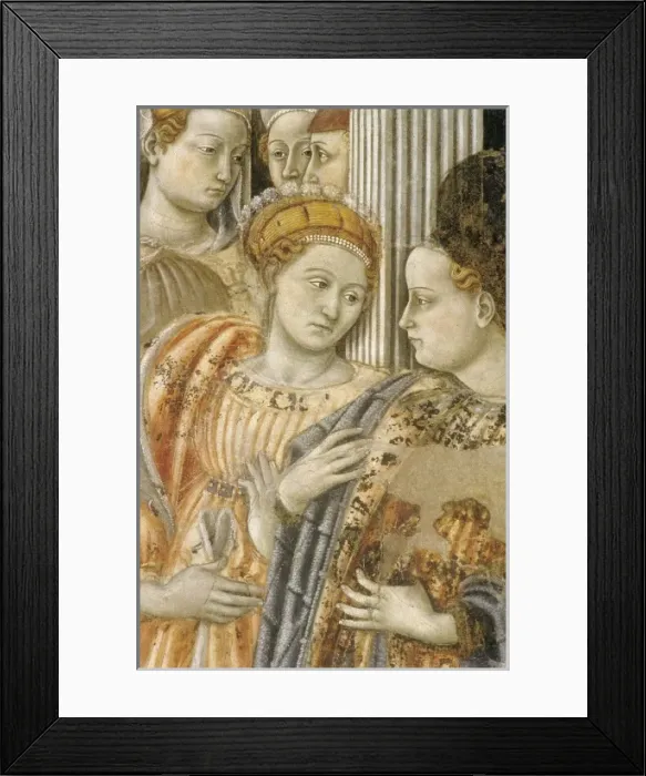 Framed Print : DOMENICO DI BARTOLO (1400-1447). Marriage of Framed Print : DOMENICO DI BARTOLO (1400-1447). Marriage of
