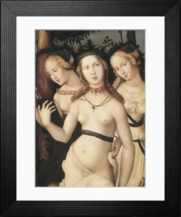 Framed Print : BALDUNG GRIEN, Hans (1485-1544). The Harmony Framed Print : BALDUNG GRIEN, Hans (1485-1544). The Harmony